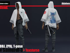 new samurai 3 3D Model