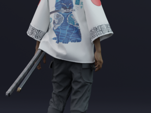 new samurai 3 Modelo 3D