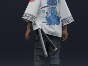 new samurai 3 Modelo 3D