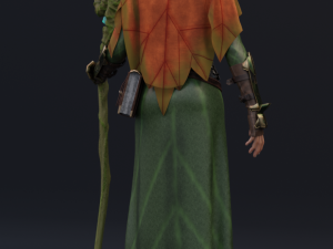 elf priestess 2 3D Model