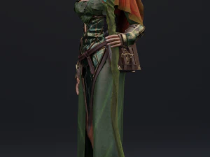 sacerdotisa elfa 2 Modelo 3D