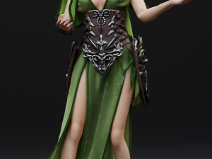 green elf 2 3D Model