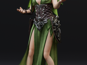 green elf 2 Modèle 3D