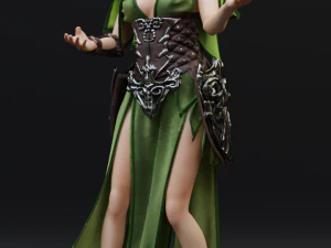 green elf 2 3D Model