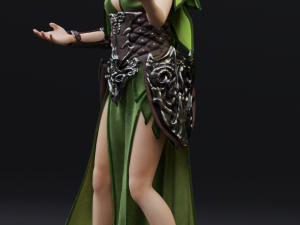 green elf 2 Modèle 3D