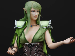 green elf 2 3D Model