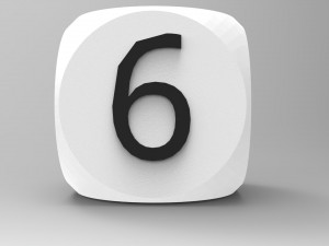 dice for board games 3d print model 3D 프린트 모델