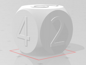 dice for board games 3d print model 3D 프린트 모델