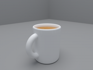 cup - mug 3d print model Modelo de Impressão 3D