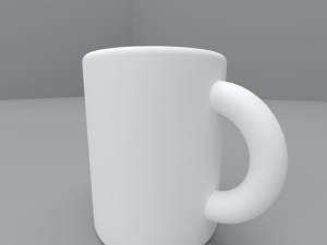 cup - mug 3d print model Modelo de Impressão 3D