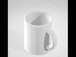 cup - mug 3d print model Modelo de Impressão 3D