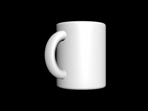 cup - mug 3d print model Modelo de Impressão 3D