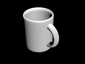 cup - mug 3d print model Modelo de Impressão 3D