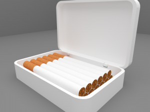 3d print cigarette case 3Dプリントモデル