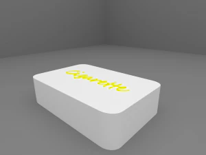 3d print cigarette case 3D Print Model