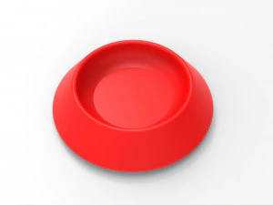 FOOD BOWL Tigela de pl&aacute;stico para gato e cachorro Modelo de Impressão 3D