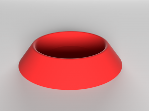 FOOD BOWL Plastic Bowl For Cat And Dog 3D 프린트 모델