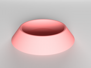FOOD BOWL Plastic Bowl For Cat And Dog 3D 프린트 모델