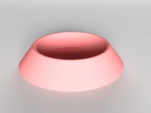 FOOD BOWL Tigela de pl&aacute;stico para gato e cachorro Modelo de Impressão 3D