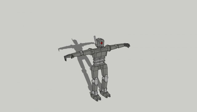 robo 3D Модель .c4d .max .obj .3ds .fbx .stl .blend 