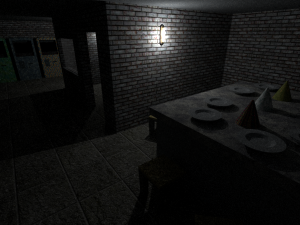 cafe 3Dモデル