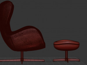 wing chair 3D Model