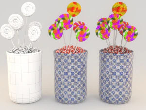 Candies Pack 3D Model