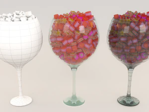 Candies Pack 3D Model