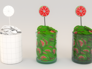 Candies Pack Modèle 3D
