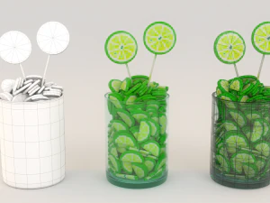 Candies Pack 3D Model