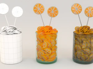 Candies Pack 3D Model