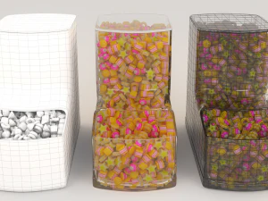 Candies Pack 3D Model