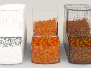 Candies Pack 3D Model