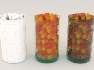 Candies Pack 3D Model