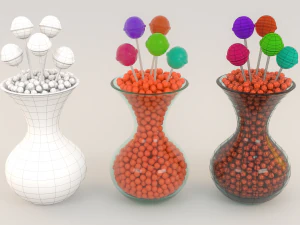Candies Pack 3D Model
