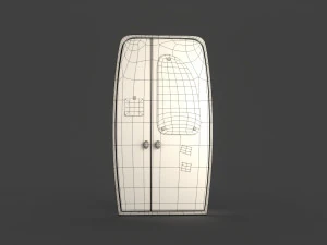 Stylized Closet 3D Model