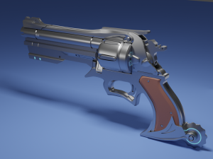 Revolver 3D Model