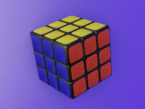 5 rubic cube 3D Model
