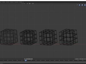 5 rubic cube 3D Model