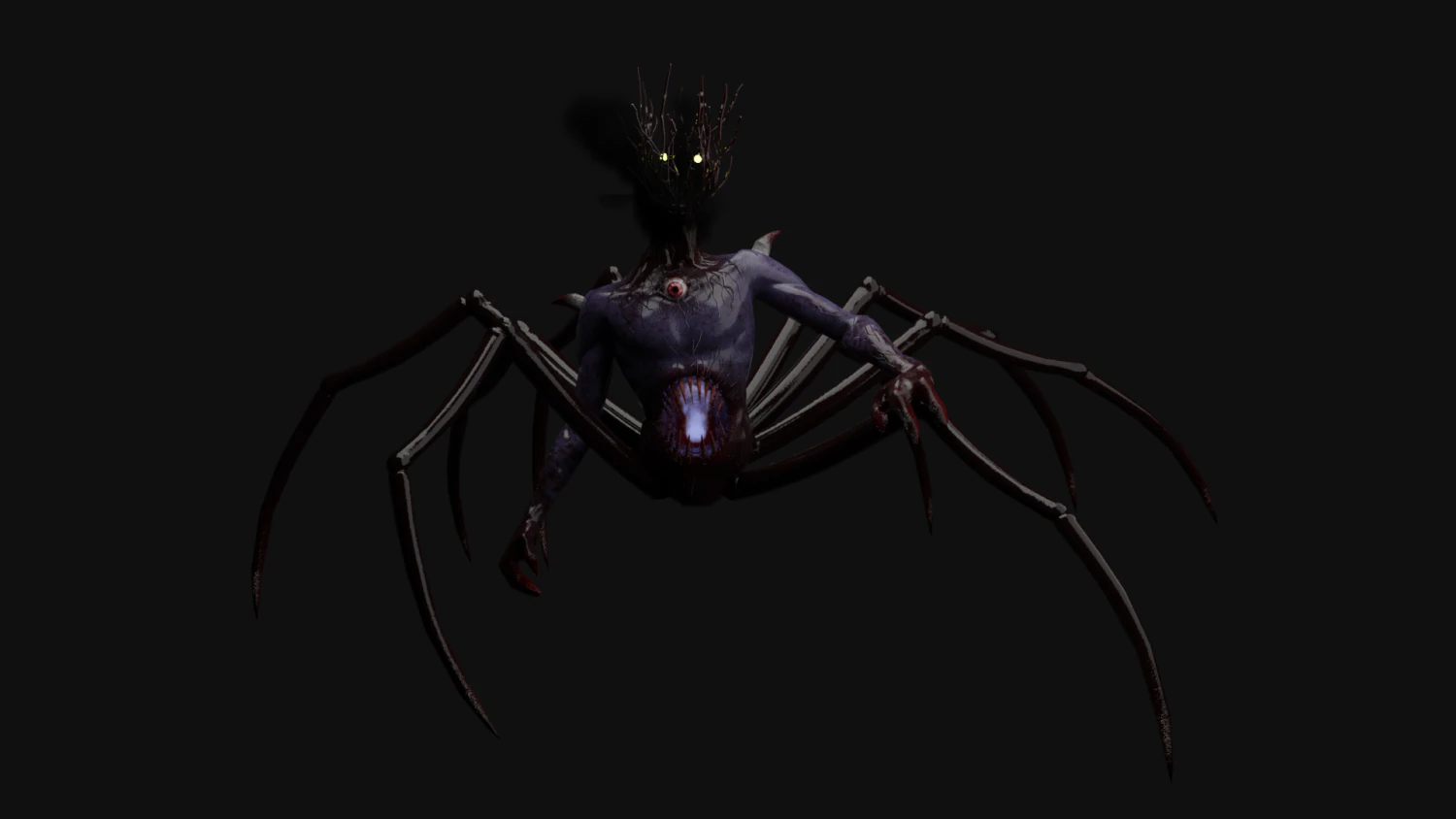 spider-monster 3D Model .c4d .max .obj .3ds .fbx .stl .blend 