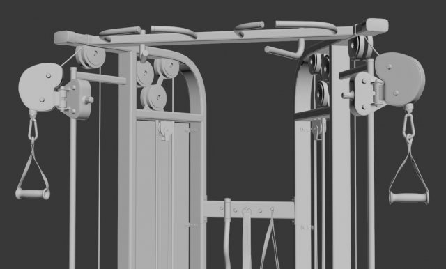 gym equipment by demdarc 3D मॉडल .c4d .max .obj .3ds .fbx .stl .blend 