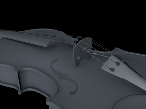violin Modelo 3D