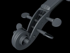 violin 3D Model