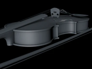 violin 3D Model