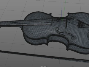 violin 3D Model