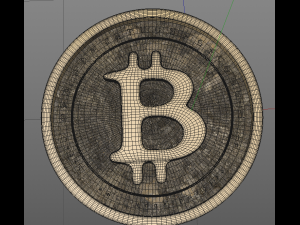 bitcoin Modèle 3D