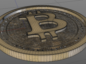 bitcoin Modèle 3D