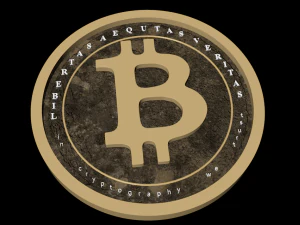 bitcoin 3D Model