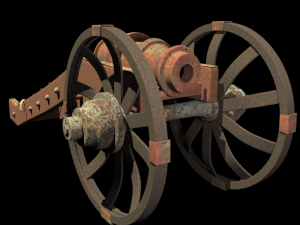 howitzer Modelo 3D