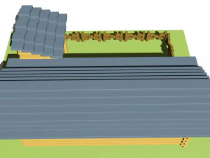 cattle corral 3D Model